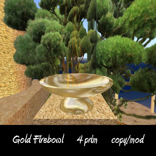 Gold Firebowl
