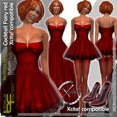 Babele Fashion Cocktail Fairy Red