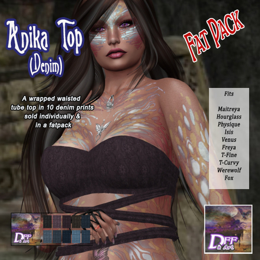 DFF Anika Top (Denim) #FATPACK