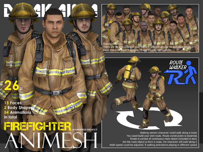 -Drakaina- Animesh Firefighter (Basic Pack)