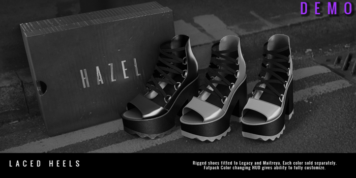 HAZEL - Laced Heels - DEMO