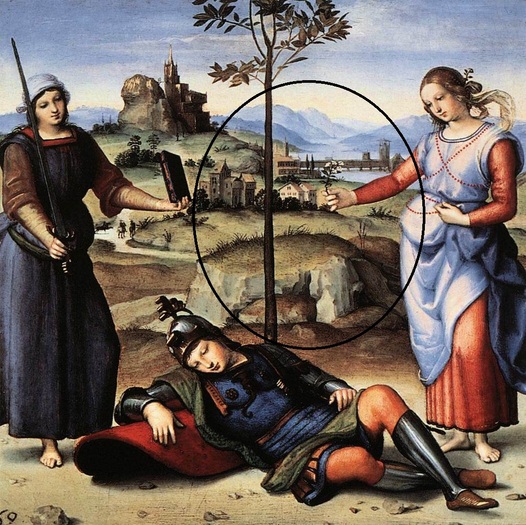 Allegory (The Knight's Dream) by Raphael