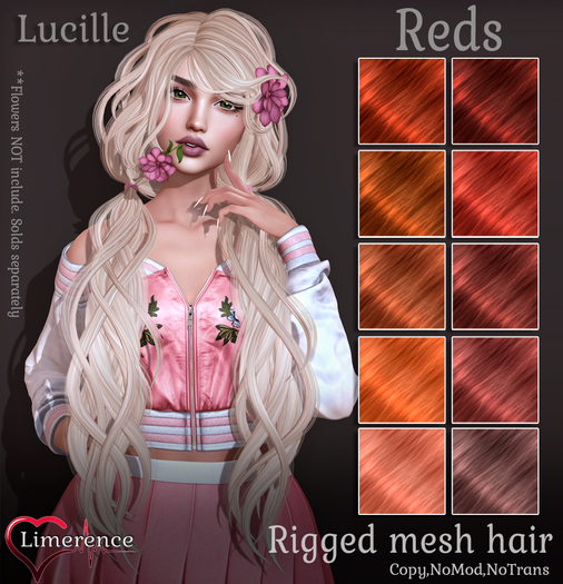 {Limerence} Lucille hair-Reds