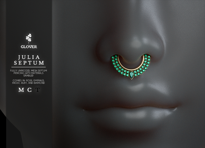 Clover - Julia septum set (box-Add or Rez)
