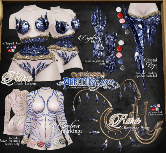 CURELESS[+] Precious Gem / Priestess Markings / PINK
