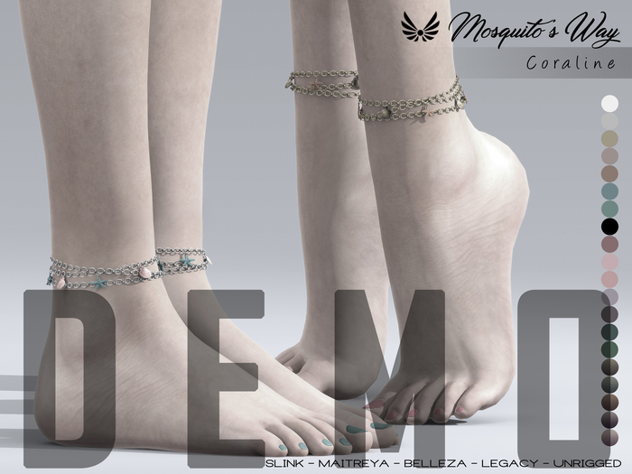 MW - DEMO - Coraline Anklets