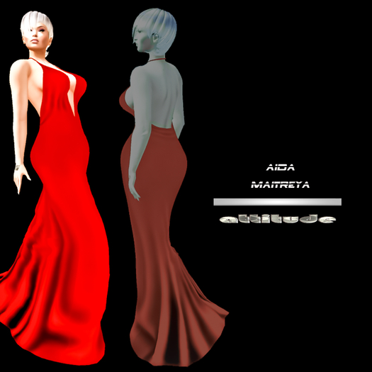 BIG SALE-AIDA -MAITREYA GOWN-RED