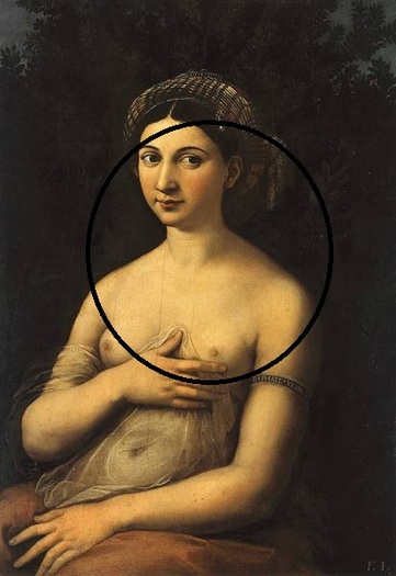 La fornarina by Raphael