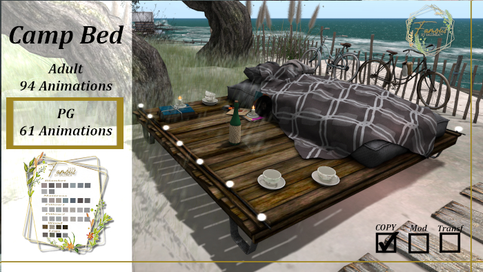 FAMOUS_ Camp Bed PG (ADD ME)