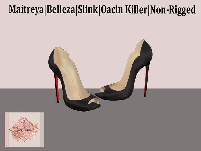 Star's Boutique Lala Pump Heel Black
