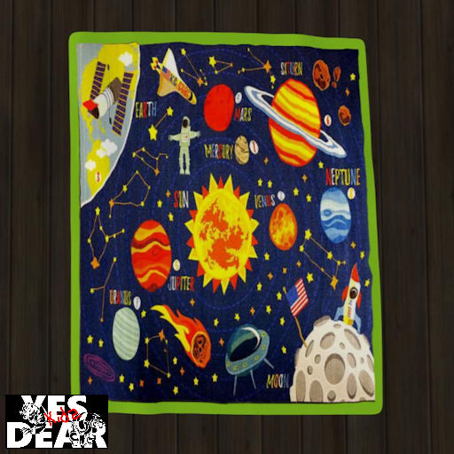 YES DEAR KIDS-SPACE RUG