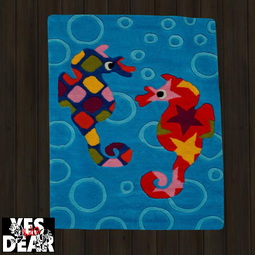 YES DEAR KIDS-SEA HORSE RUG