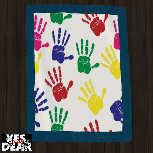 YES DEAR KIDS-PAINT HANDS RUG