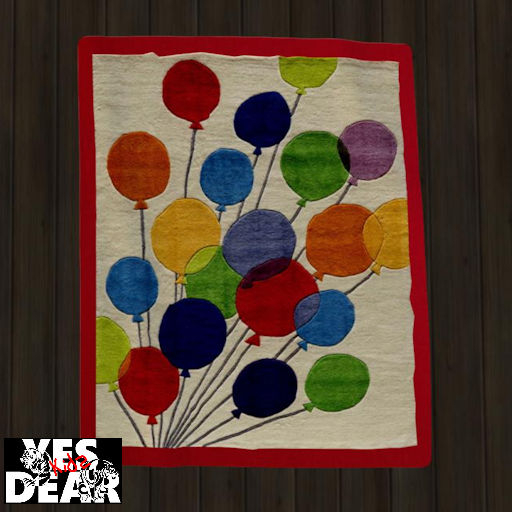 YES DEAR KIDS-BALLOON RUG