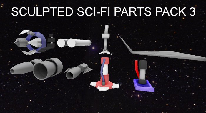 Sculpty Sci-Fi Parts Pack 3