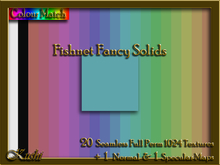 !Kushi! FishnetFancySOLIDS Textures -WearToUnpack
