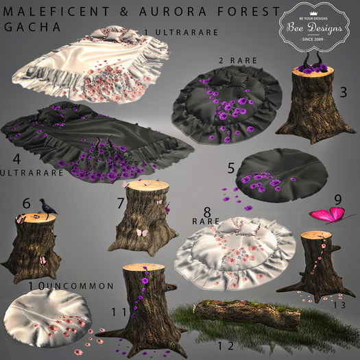 Bee Designs Maleficent & Aurora Forest Gacha 10 UNCOMMON