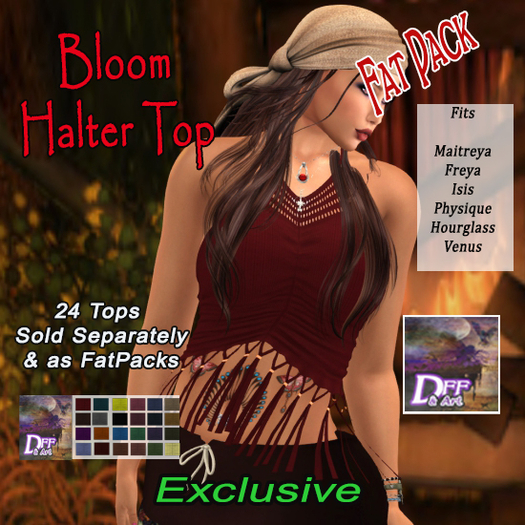 DFF Bloom Halter Top FATPACK