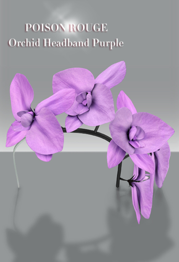 POISON ROUGE Orchid Headband Purple