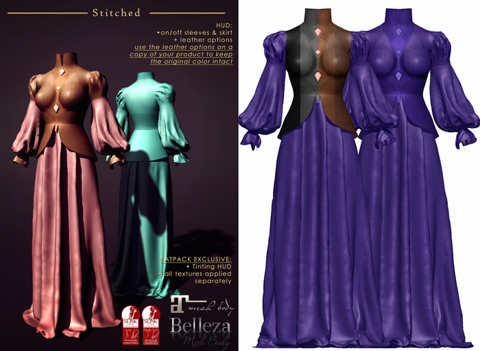 (Stitched) Elissa - Purple