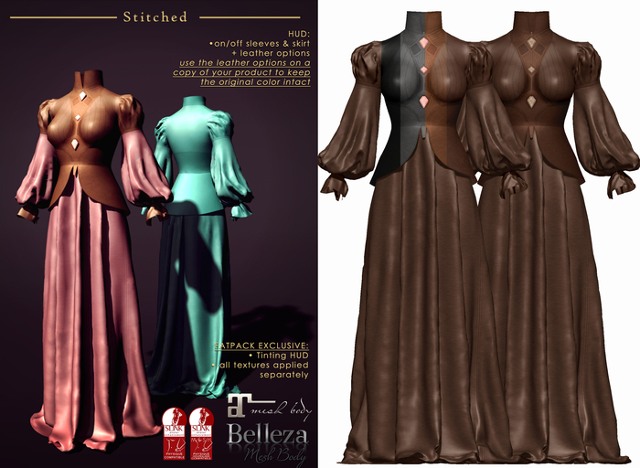 (Stitched) Elissa - Brown