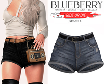 Blueberry - Ride or Die - Shorts - Faded