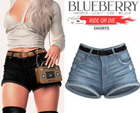 Blueberry - Ride or Die - Shorts - Ice