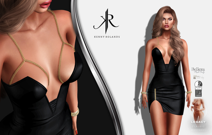 [KR] SHANYA DRESS -BLACK-  (wear)