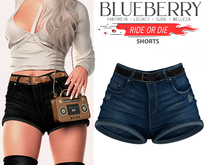 Blueberry - Ride or Die - Shorts - Ocean