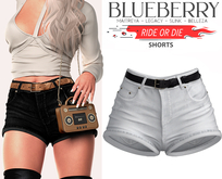 Blueberry - Ride or Die - Shorts - White