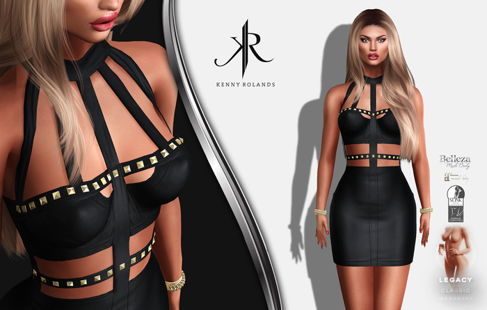 [KR] KALINDA DRESS -BLACK-  (wear)
