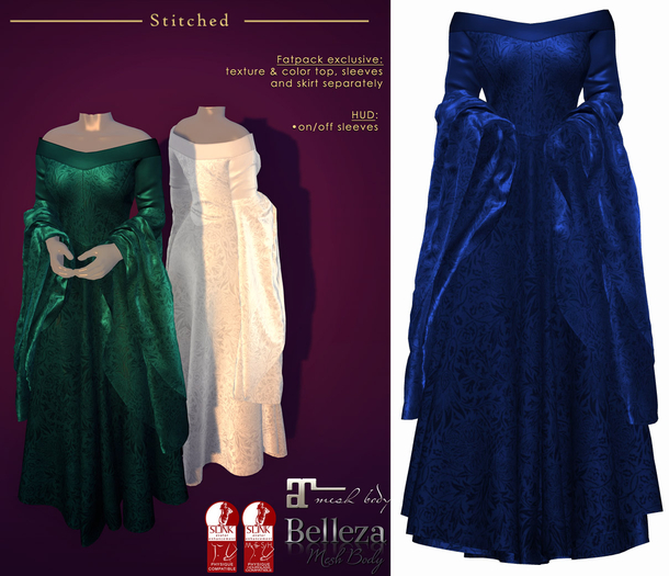 (Stitched) Kirke - Blue