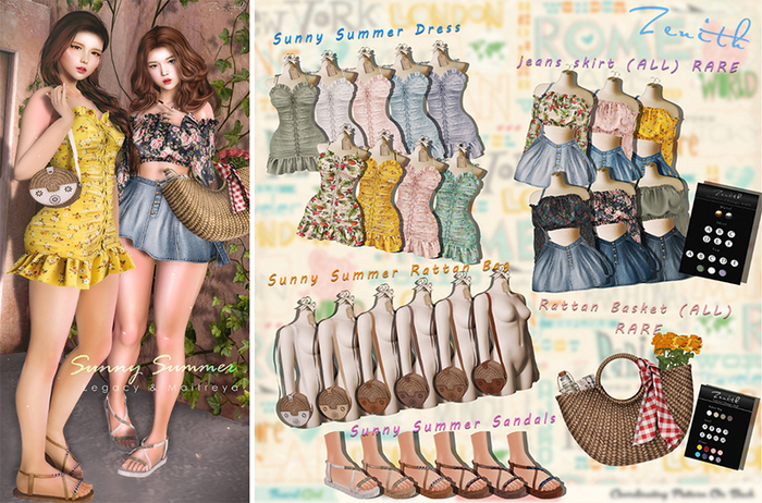 =Zenith= Sunny Summer Dress (Purple) Maitreya