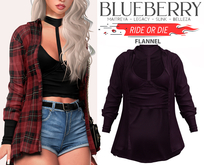 Blueberry - Ride or Die - Flannel - Purple