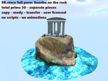 SR.store full perm Gazebo on the rock