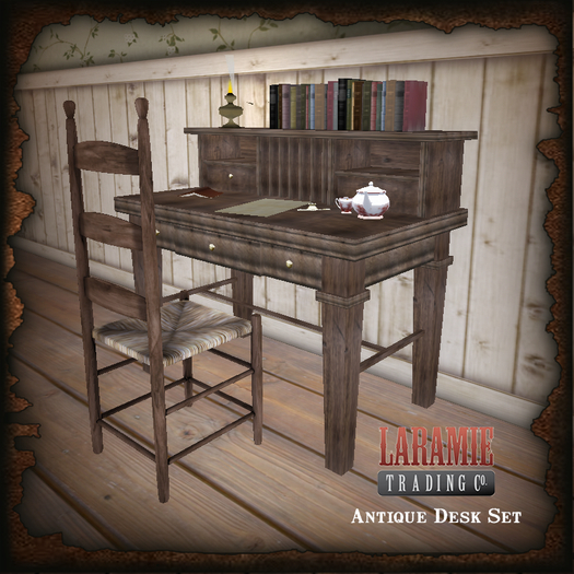 [Blackwood Traders] Antique Desk Set-Boxed