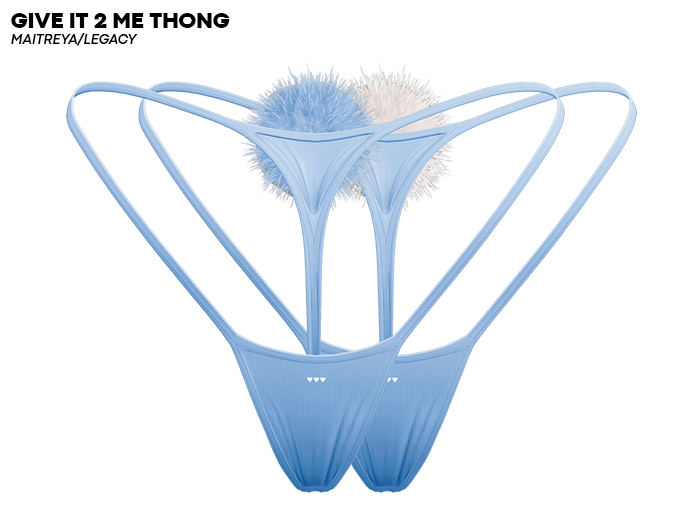 ROULY :: Give It 2 Me Thong - Sky