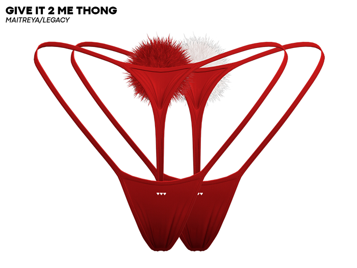 ROULY :: Give It 2 Me Thong - Cherry