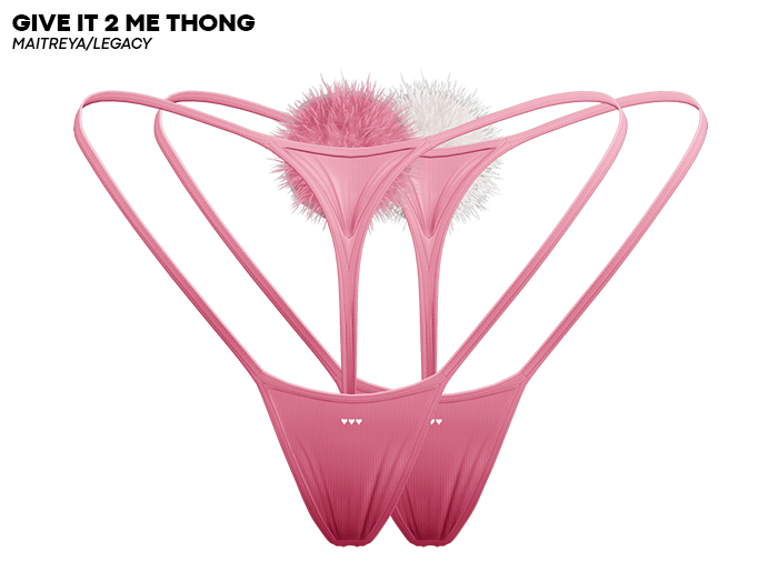 ROULY :: Give It 2 Me Thong - Bublegum