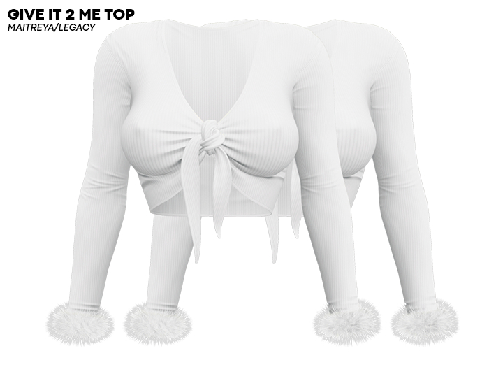 ROULY :: Give It 2 Me Top - White