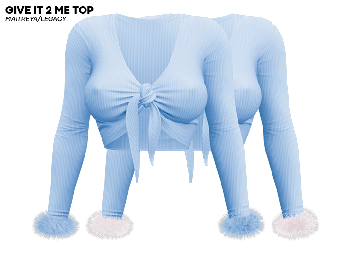 ROULY :: Give It 2 Me Top - Sky