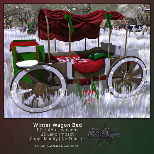 *SS* Winter Wagon Bed