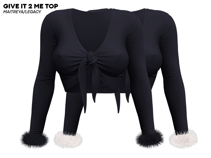 ROULY :: Give It 2 Me Top - Black