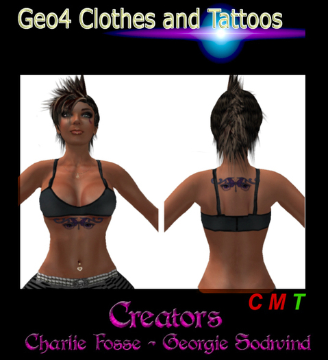 << Geo4Clothes<< - Tattoo( Violet eyes upper)
