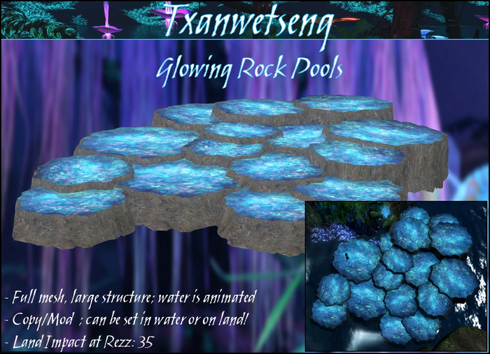 Txanwetseng Box :: Glowing Rock Pools