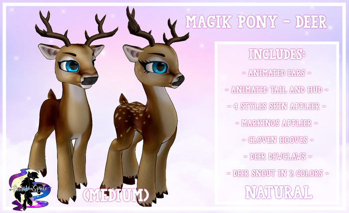 ~RS~ Magik Pony - Natural Deer (Medium)