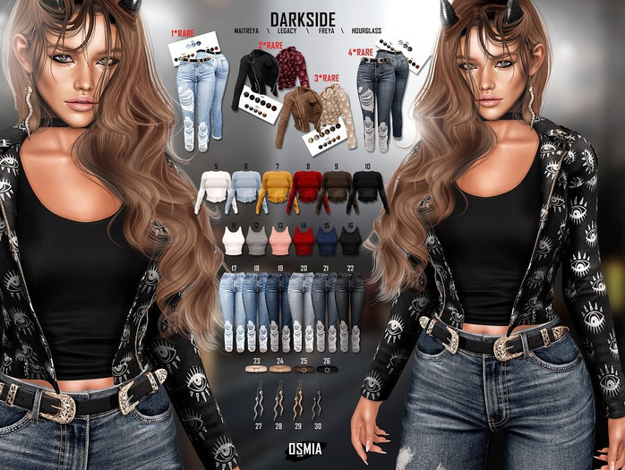 OSMIA - Darkside.Gacha.Tank Top - M - Peach