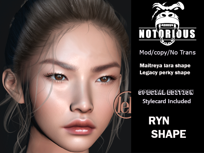 -Notorious - Ryn bento shape lelutka evo ryn head 