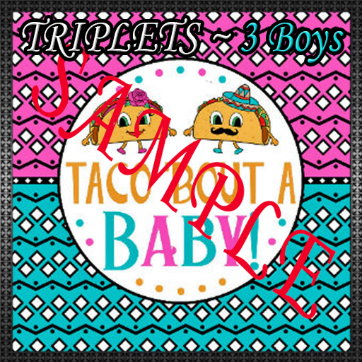 {SSD} TACO 'BOUT BABY Gender Reveal (triplets) REZZ ME!
