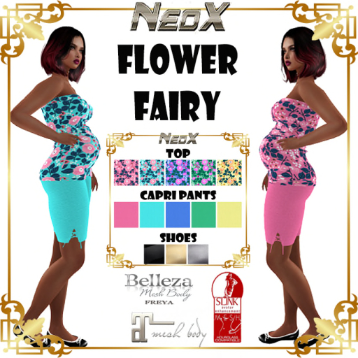 Neox Maternity Flower Fairy 2 with HUD DEMO
